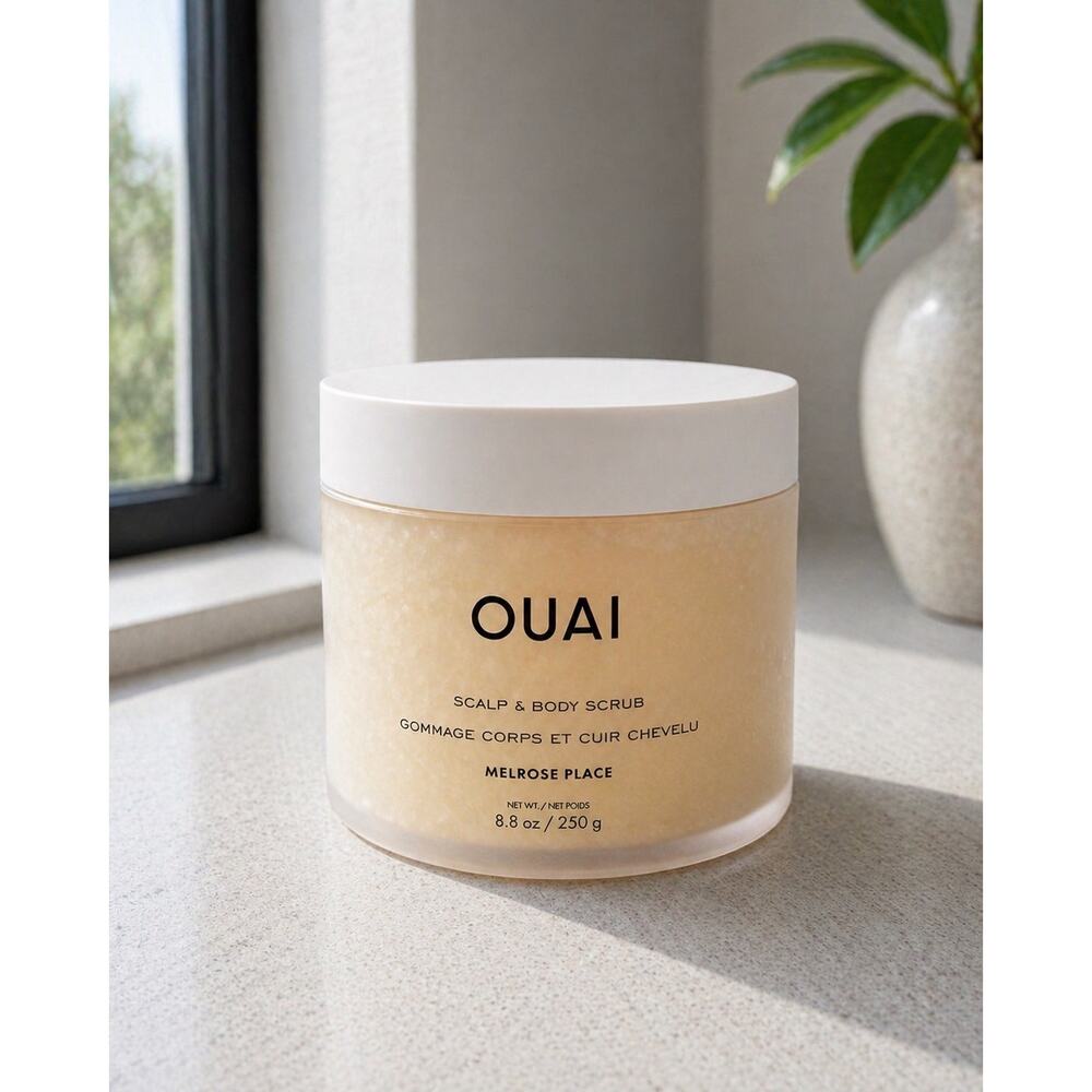 $42 New Ouai Cleansing Scalp & Body Sugar Scrub - Melrose Place